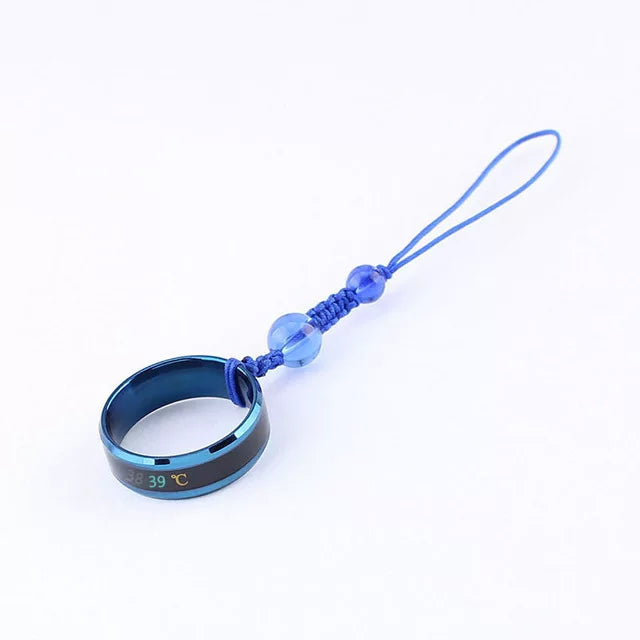 Telefon üçün üzük tokası, temperatura həssas telefon qayışı, titan polad üzük tokası, qısa telefon qayışı, kreativ aksesuar.