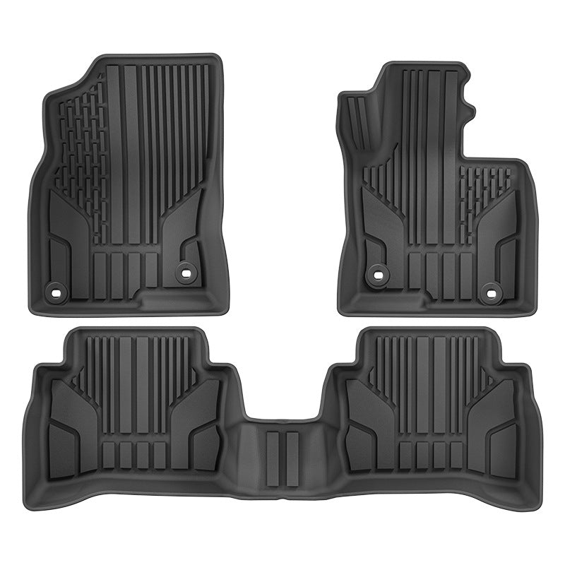 Mazda CX5 sağ ötürücülü avtomobillərin döşəmələri, TPE oturacaq arxalığı ayaqaltıları, baqaj ayaqaltıları və suya davamlı rezin xalçalar üçün uyğundur.