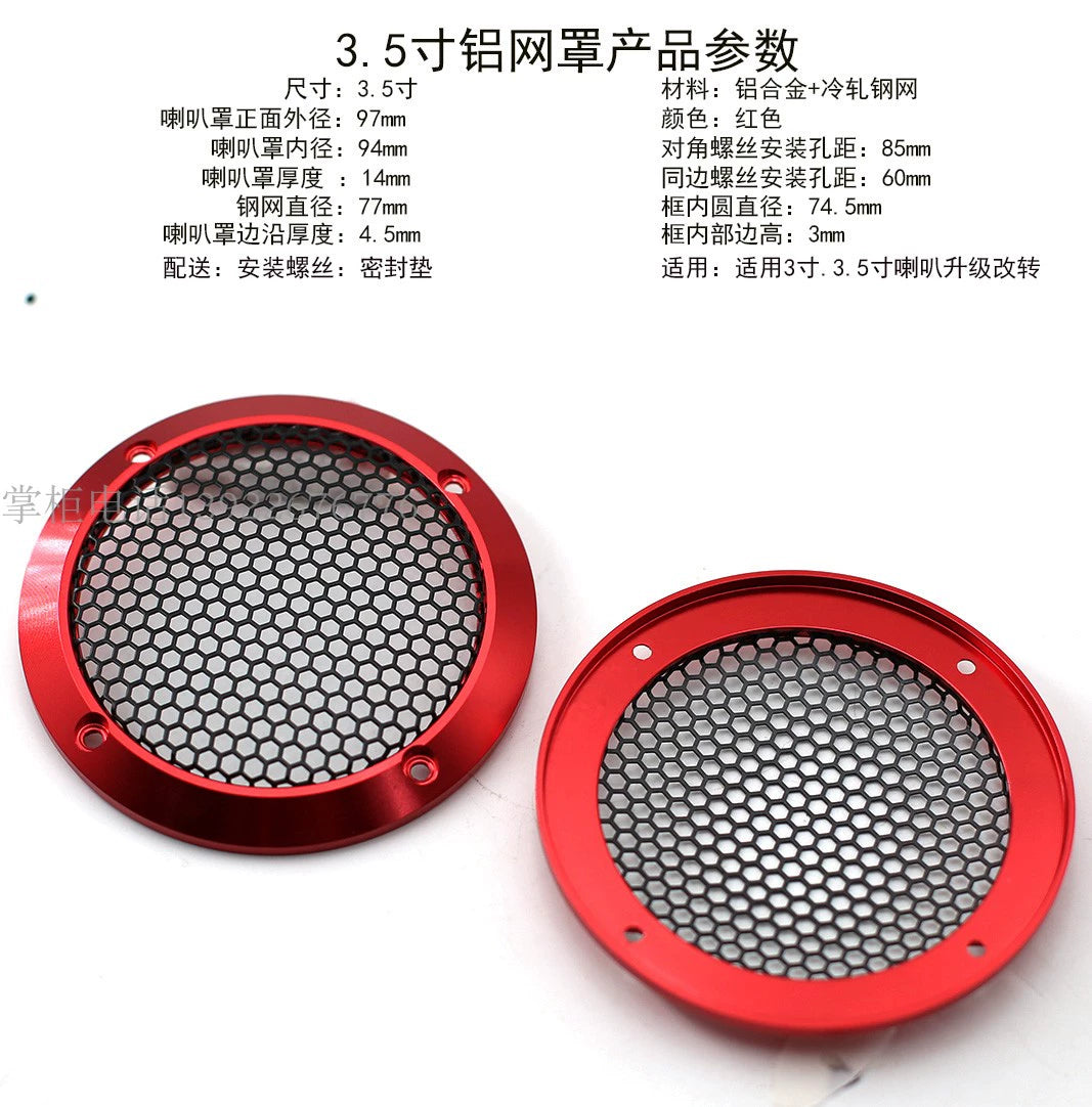 2-düymlük 2,5-düymlük 3-düymlük 4-düymlük 5-düymlük 6,5-düymlük səsucaldan tozlu sabvufer səs qutusu qapağı Vidalı buynuz qapağı