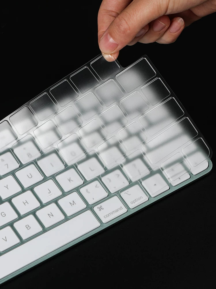 Apple Magic Keyboard klaviatura filmi üçün uyğundur imac A3119 simsiz Bluetooth m4 tam əhatə dairəsi A3118 A3137 masaüstü hamısı bir yerdə maşın A3203 A3127 toz keçirməyən A2449 kompüter qoruyucu filmi