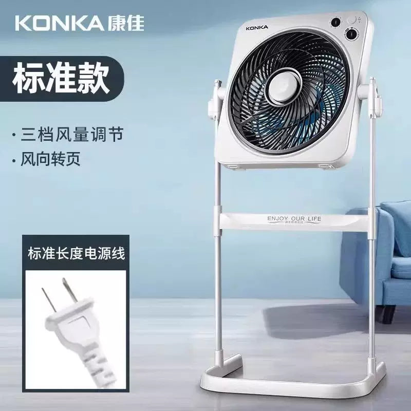 Konka Elektrik Ventilyatoru Məişət Döşəmə Fanı Ofis Qaldırıcı Fan Səssiz Masaüstü Şanslı Fan Şaquli Yataqxana Torna Səhifəsi Ventilyatoru