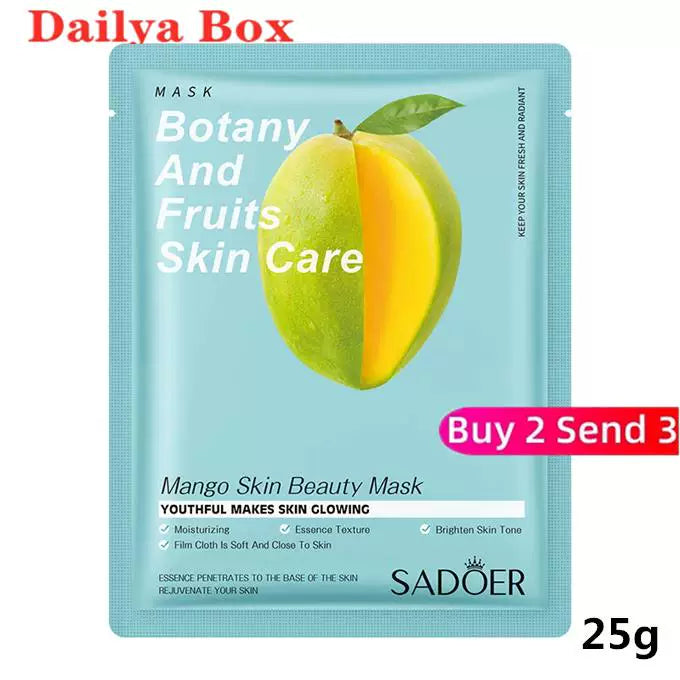 10 ədəd Bitki Üz Maskası Gözəllik Dəri Baxımı Üz Maskaları Kosmetika