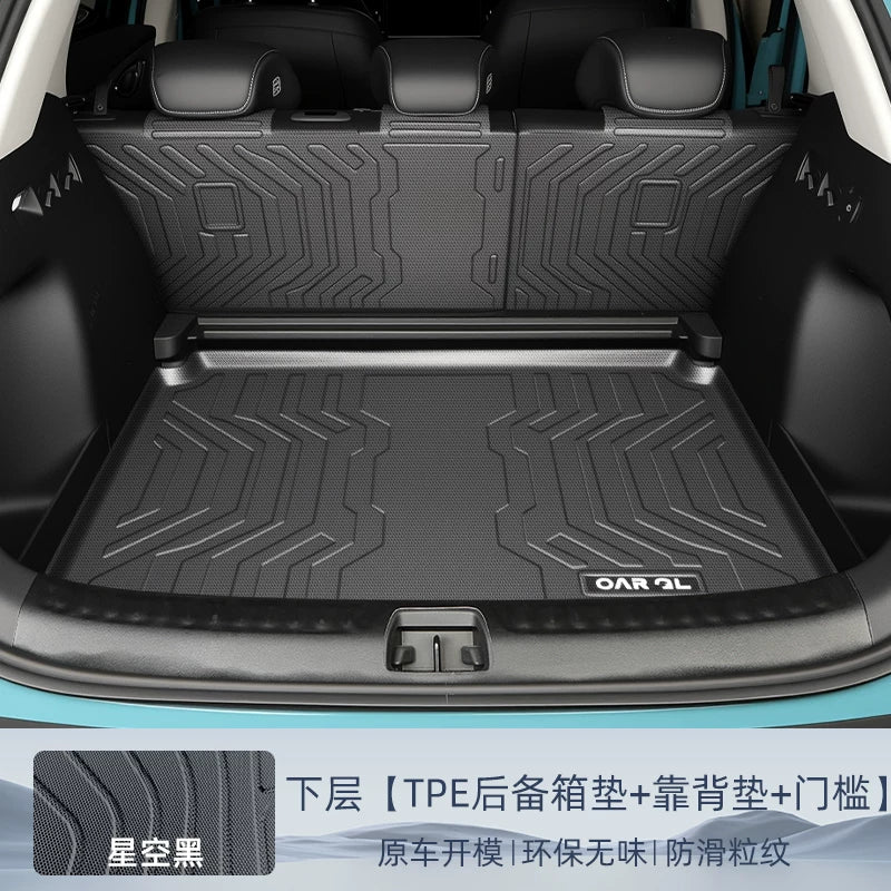 25 BYD Hiace 05EV Xüsusi Baqaj Döşəməsi TPE Quyruq Qutusu Döşəməsi Ön və Arxa Avtomobil Aksesuarları 05