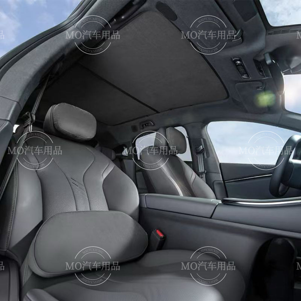 XPeng G7 lyuk günəşdən qoruyucu pərdə, çökməyə qarşı, istilik izolyasiyası və günəşdən qoruyan avtomobil damının sehrli günəşdən qoruyucu pərdəsi üçün uyğundur