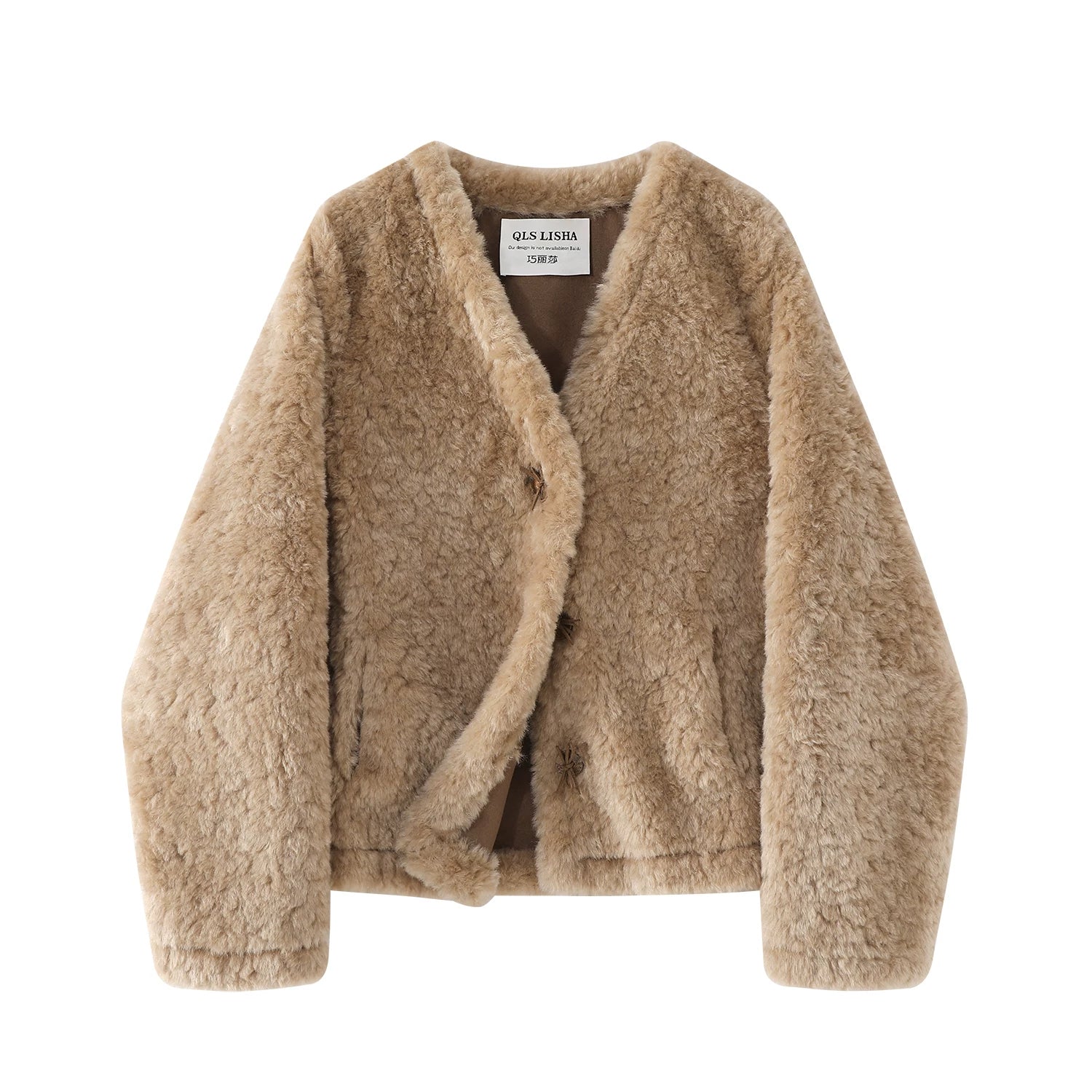 Cholisa Qadınlar üçün 2025 Yeni Qalınlaşmış Xəz Koreya Retro Erkən Qış Qəşəng Pambıq Yastıqlı Gödəkçə