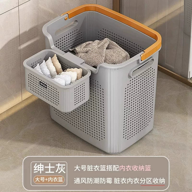 Youqin çirkli paltar səbəti məişət vanna otağı çamaşır səbəti çirkli paltar qoymaq üçün artefakt vanna otağı hamam paltarı saxlama səbəti vedrə