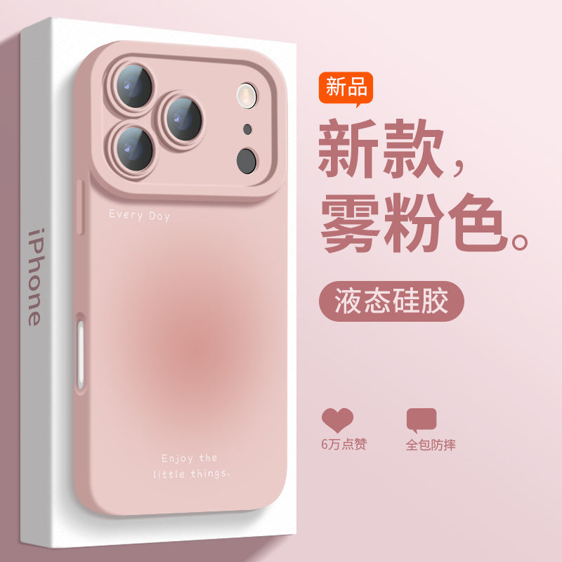Apple 17promax cib telefonu qutusu üçün uyğundur, yeni çanta iphone15pro silikon 14plus hər şey daxil anti-düşmə 16 yüksək səviyyəli qadın modeli 12 sadə 13 mötərizə ip lanyard ilə e internet məşhur isti model