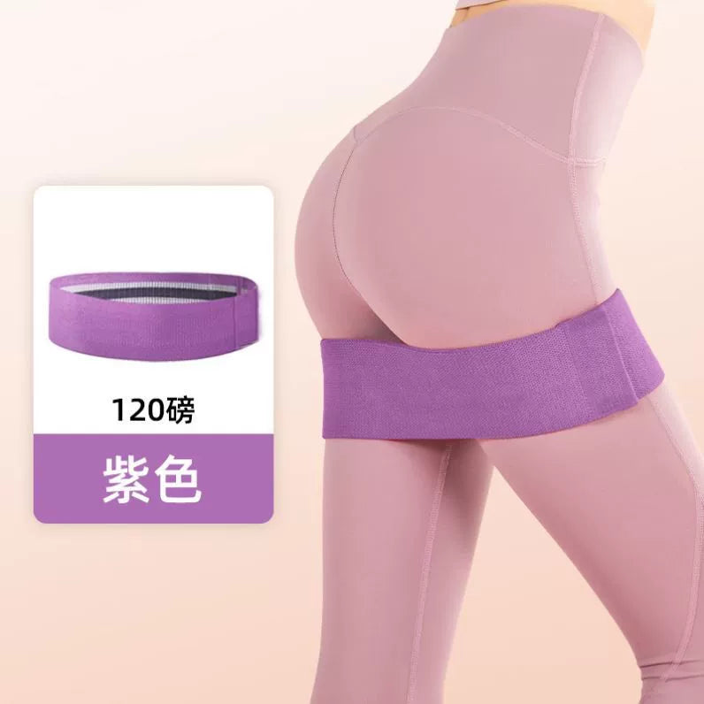 Elastik dairəvi fitness elastik bandı qadın ombası məşq aləti müqavimət bandı kalça məşqi uzanan gözəl ayaqları çömbəlmək yoga