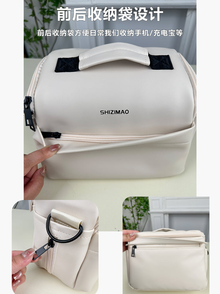 Kamera çantası çiyin portativ çarpaz çanta Canon r50 Sony zve10 Fuji güzgüsüz kamera çantası saxlama çantası suya və toqquşmaya qarşı qoruyucu çanta Nikon z30 SLR kamera fotoqrafiya çantası