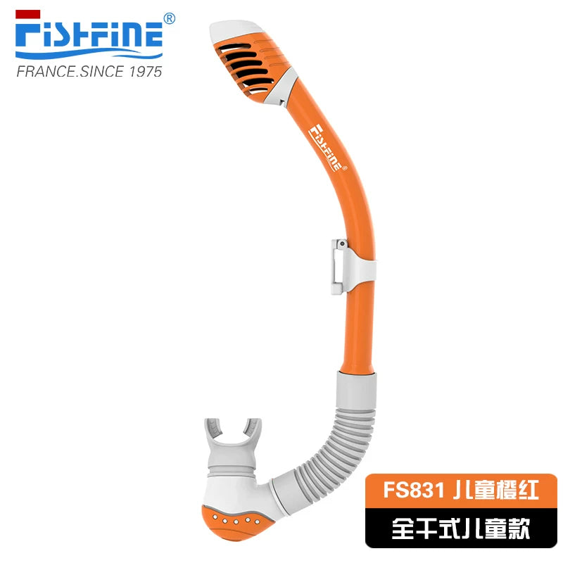 Fransız pulsuz üzgüçülük məşqi ön respirator avadanlığı dərin snorkeling Sambo sualtı dalğıc tam quru nəfəs borusu