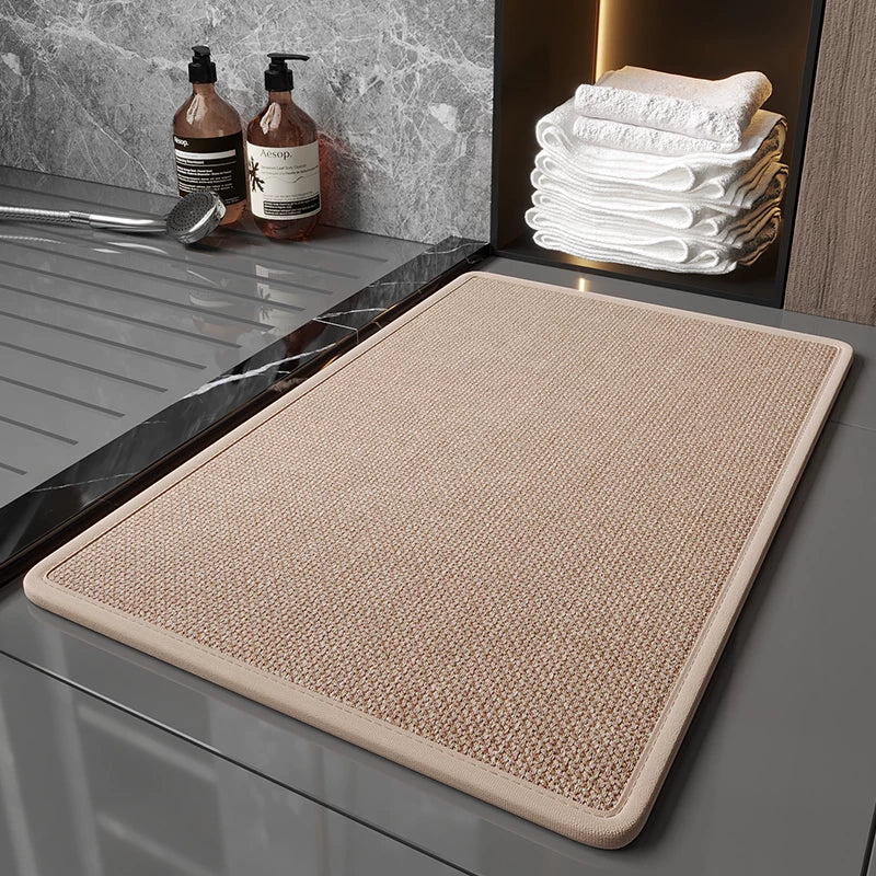 Hamam döşəməsi, vanna otağı üçün super emici paspas, qapı sürüşməyən paspas, tualet ayaq döşəyi, hamam qapısı, hamam xalçası