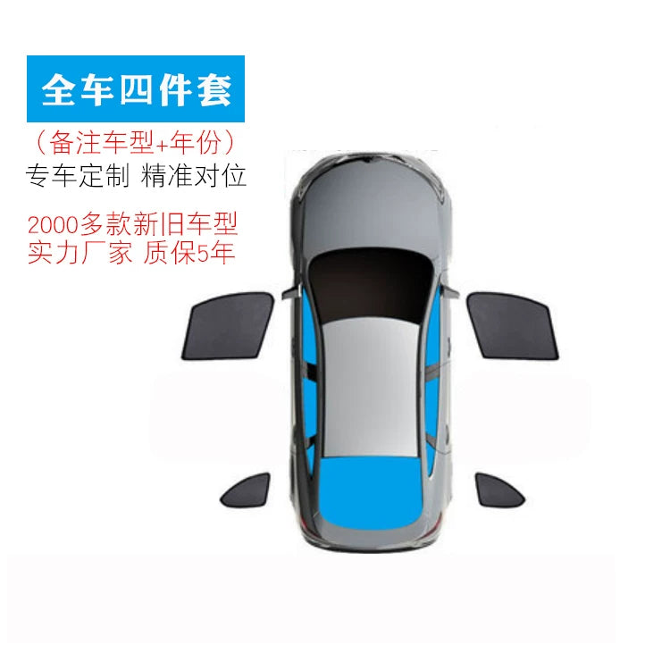 Maqnit günəşdən qoruyan Honda Stepwgn Spada RP3/5 RG RK avtomobil pəncərəsi üçün günəşdən qoruyucu örtüklə uyğundur