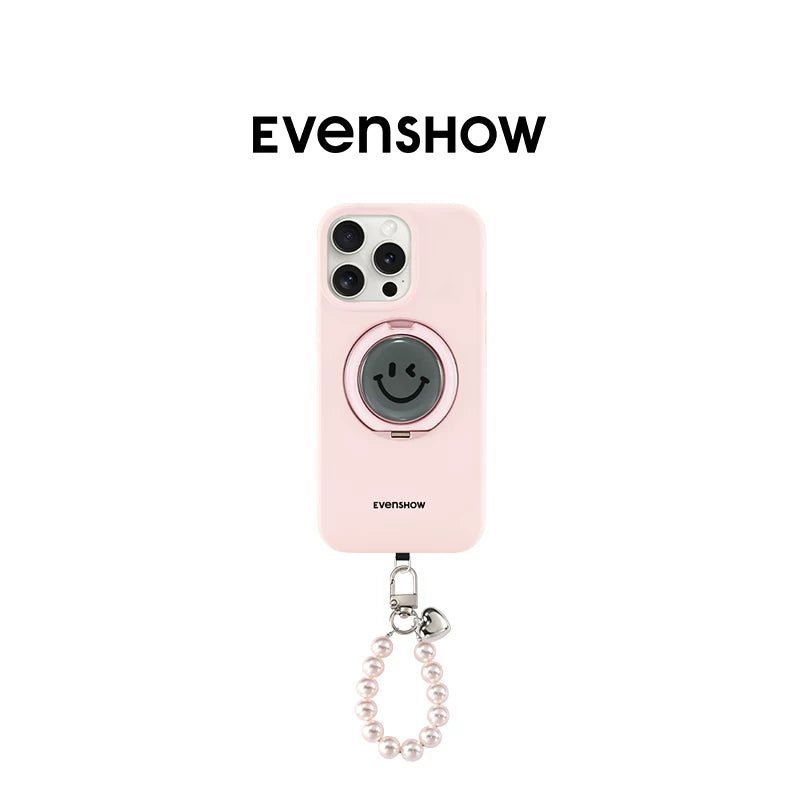 [Deng Ziqi ilə eyni model] EVENSHOW Apple 17AIRiPhone16promax15plus14/13 üçün uyğun stendli yeni maye silikon mobil telefon qutusu