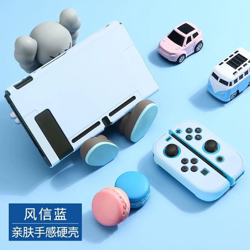Nintendo ns üçün uyğun BiJiBite açarı qoruyucu qutusu tutacaq örtüyü şəffaf yumşaq qabıqlı silikon qutu Lite sərt qabıqlı keçidli qabıq saxlama çantası oled film aksesuarları