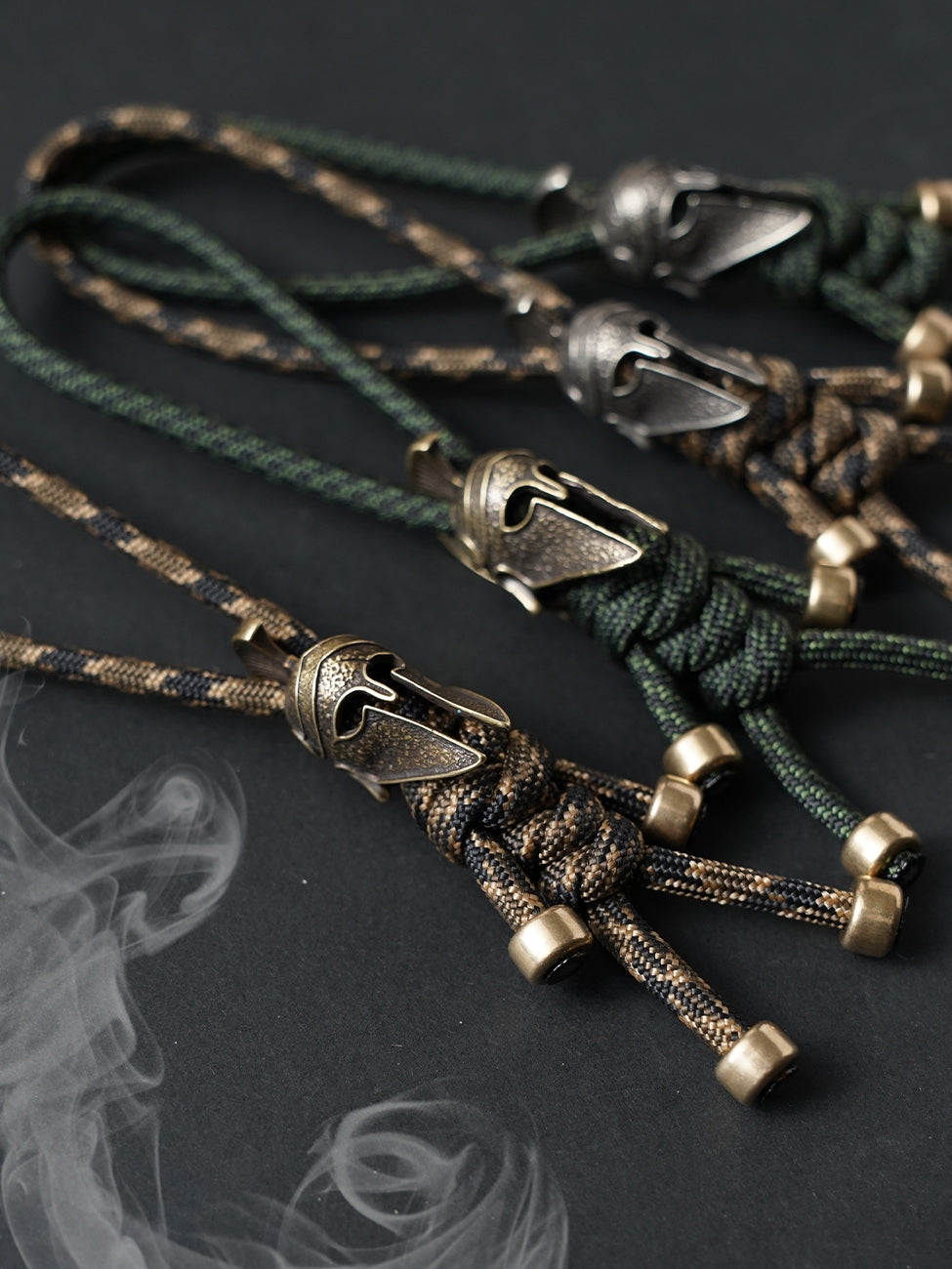LV&amp;GEDETE Official Flagship Store Parachute Cord EDC Knife Pendant Car Key Chain Brass Charm Bag Accessories