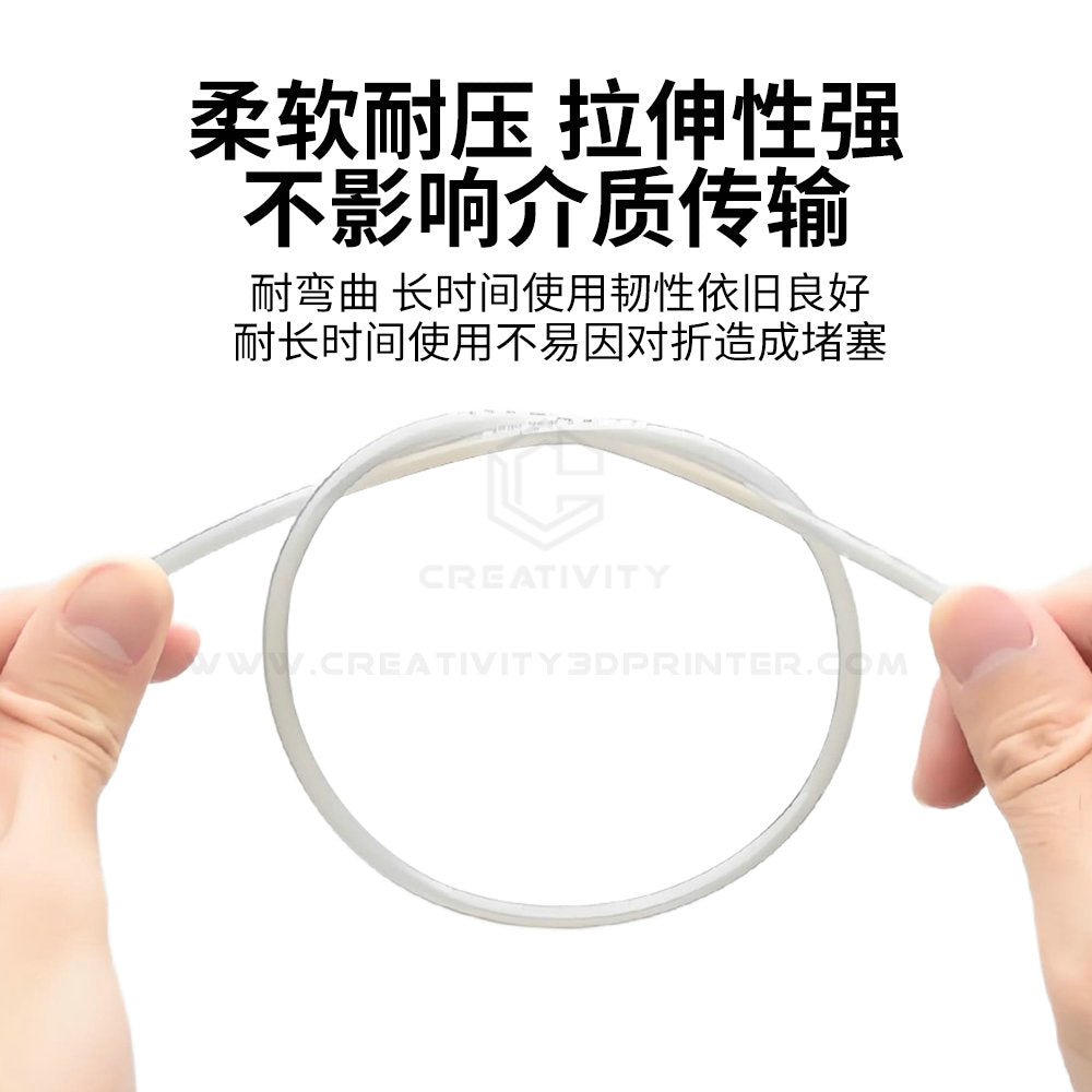 TZ Tuo 3D printer aksesuarları X1/P1 AMS A1/A1mini Teflon PTFE qidalandırma borusu 2.5*4mm