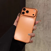 [Anti-barmaq izi] Apple 17promax mobil telefon qutusu, yeni yüngül və nazik elektrolizlənmiş Xingyu Narıncı iPhone17pro sadə, dəbli və yüksək səviyyəli 17pro düşməyə qarşı cüt üslublu yaradıcı sərt çanta üçün uyğundur