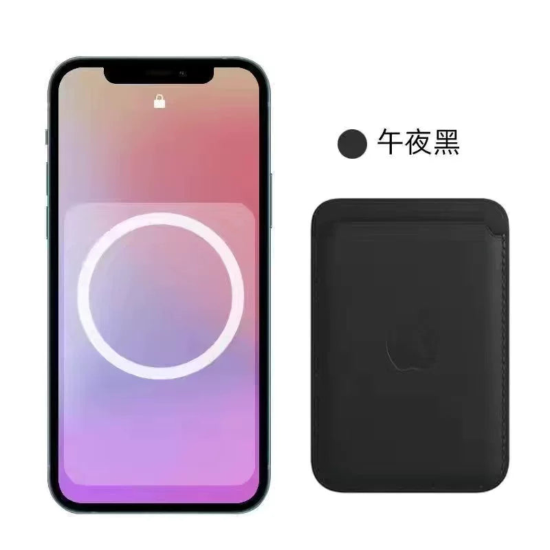 Apple iPhone 12/13/14 Pro Max seriyası ilə uyğun MagSafec maqnit dəri kart tutacağı, zərbəyə davamlı dizayn, animasiyalı açılan kart tutacağı.