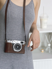 Fujifilm XS20 dəri qoruyucu qutu XT5 kamera çantası XM5XT50XT30 birinci, ikinci və üçüncü nəsil X100Vi baza aksesuarları