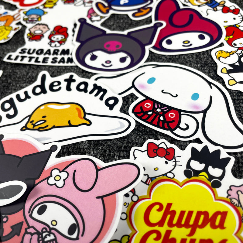 Sanrio pudinq iti böyük qulaqlı it sərin pinqvin yumurtası iri gözlü qurbağa cizgi filmi noutbuk çamadanı stiker rəsm