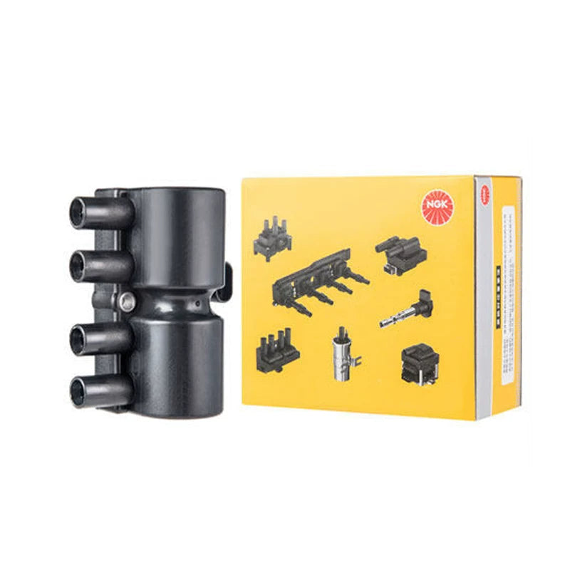 NGK ignition coil high voltage pack compatible with original equipment manufacturer (OEM) vehicles such as the Chevrolet Aveo, Malibu, Sail and Captiva.