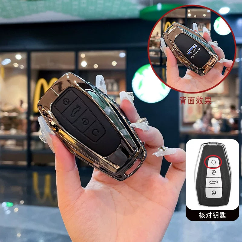 Geely Jiaji açar örtüyü, Geely Haoyue PRO, Xingyue L, Boyue, Binyue, Emgrand və Binrui avtomobil çantası klipləri üçün uyğundur