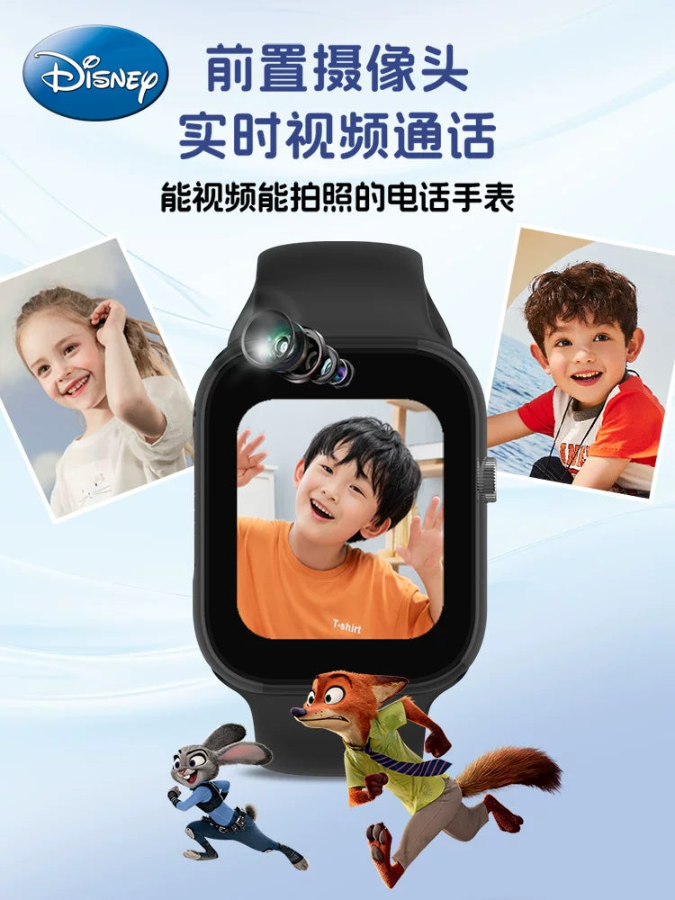 Disney uşaq telefon saatı Judy-nin birgə brendi olan yeni plug-in kart video zəng smart yerləşdirmə 4G tam şəbəkə