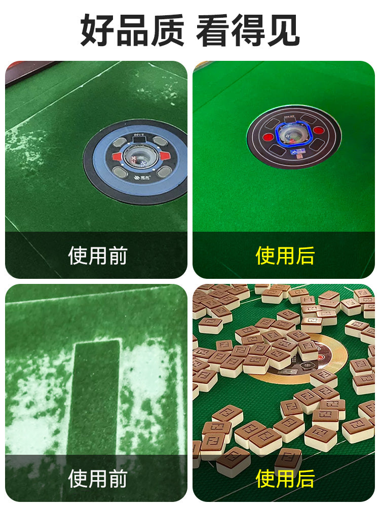 Mahjong öz-özünə yapışan süfrə maşını mahjong masası avtomatik mahjong maşını masa üstü yamaq pad qalınlaşdırılmış səsboğucu parça masa örtüyü yeni