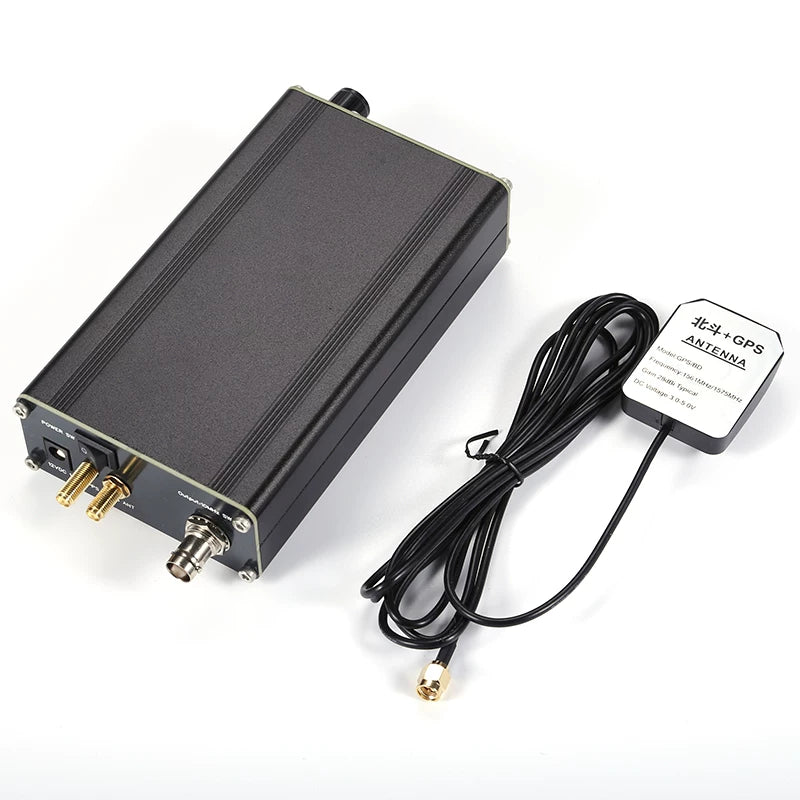 GPSDO GPS ramlaşdırma saatı 10MHz siqnal tezliyi istinad mənbəyi audio dekoder RF siqnal generator modulu