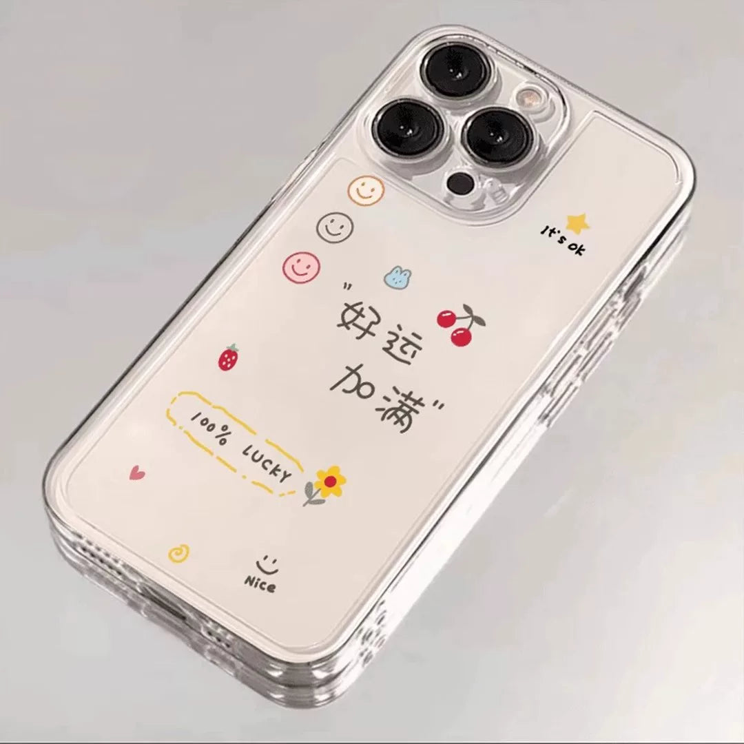 Uğurlar və Apple 16promax mobil telefon qutusu üçün tam proqram rənglənmiş yeni iphone17pro şəffaf ultra nazik 14PM yaradıcı mətn 13 sadə 12 kişi və qadın 15pro silikon 11 düşməyə qarşı örtük