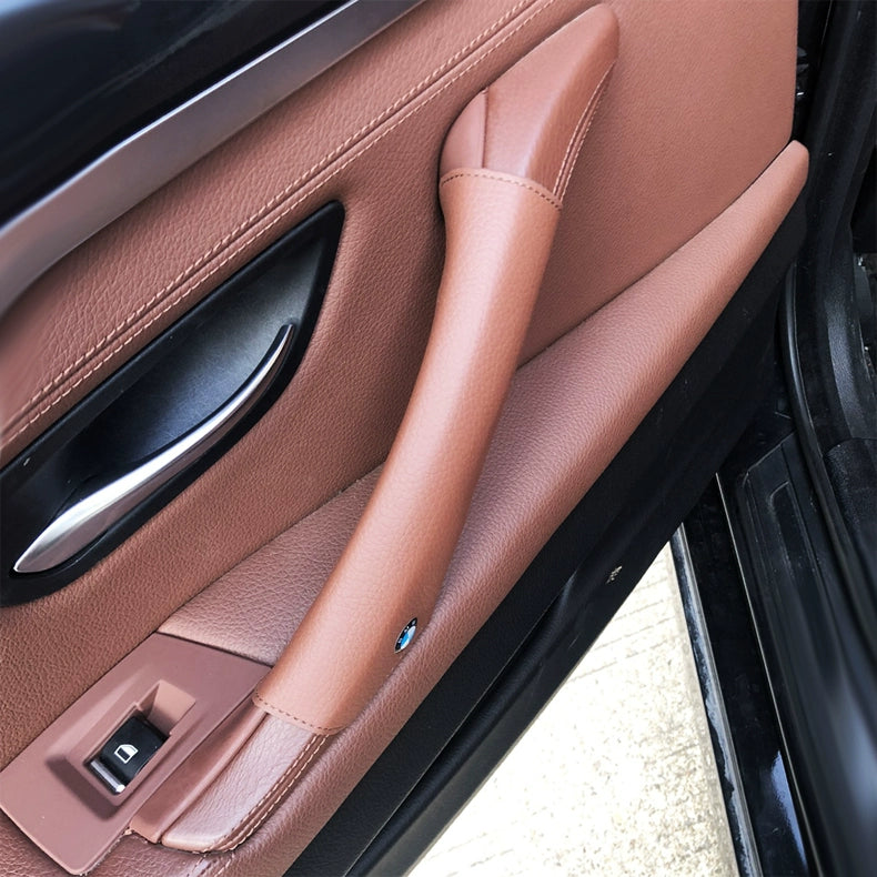 BMW 3 Series 5 Series 7 Series Five Series üçün uyğundur Həqiqi Dəri Daxili Qapı Dəstəyi Əlcəklər Tutacaq örtüyü Təmiz Dəri Əlcəklər