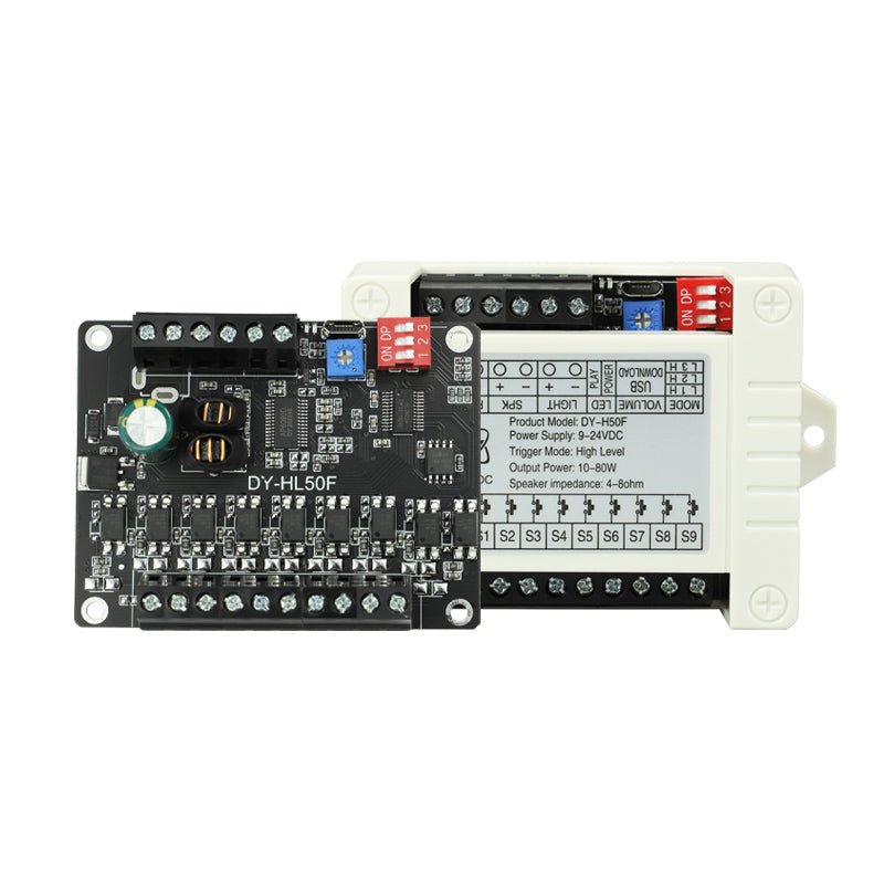 24V50W/60W güclü səs yayımı xəbərdarlığı modulu yüksək və aşağı səviyyəli təkanla MP3 oxutma HL50F