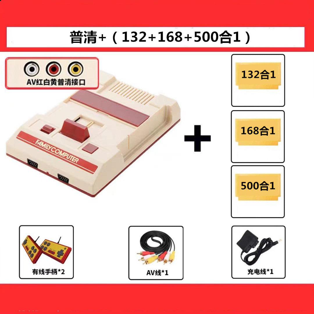 4K yüksək dəqiqlikli HDMI qırmızı və ağ maşın televizor oyun konsolu ev üçün qoşulma dəstəyi qoşa uşaq nostalji köhnə dəbli sarı kart