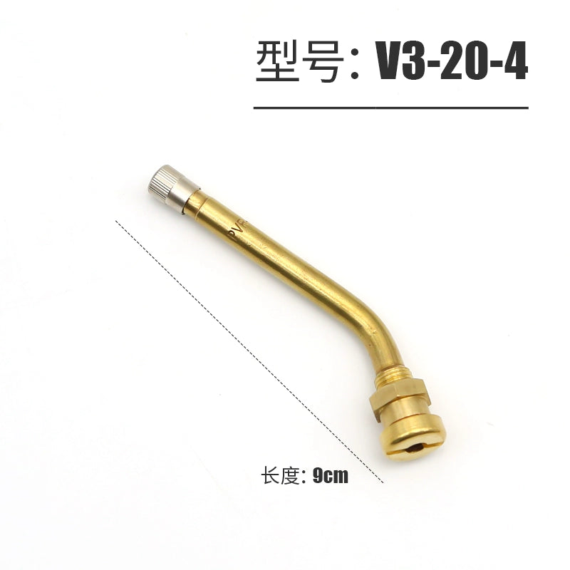 Təmiz mis avtobus təkəri vakuum təkər klapan avtobus yük maşını alüminium ərintisi profili şişmə burun