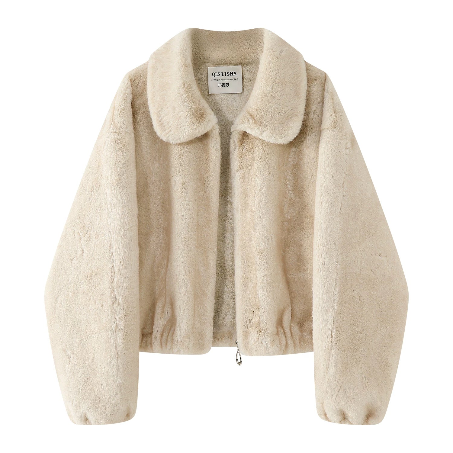 Cholisa Qadınlar üçün Qısa Xəz Astarlı Top, Payız/Qış - Unikal və Gözəl, Super Populyar və 2025-ci ildə Yaşlanmanı Azaldan Üst Geyimlər