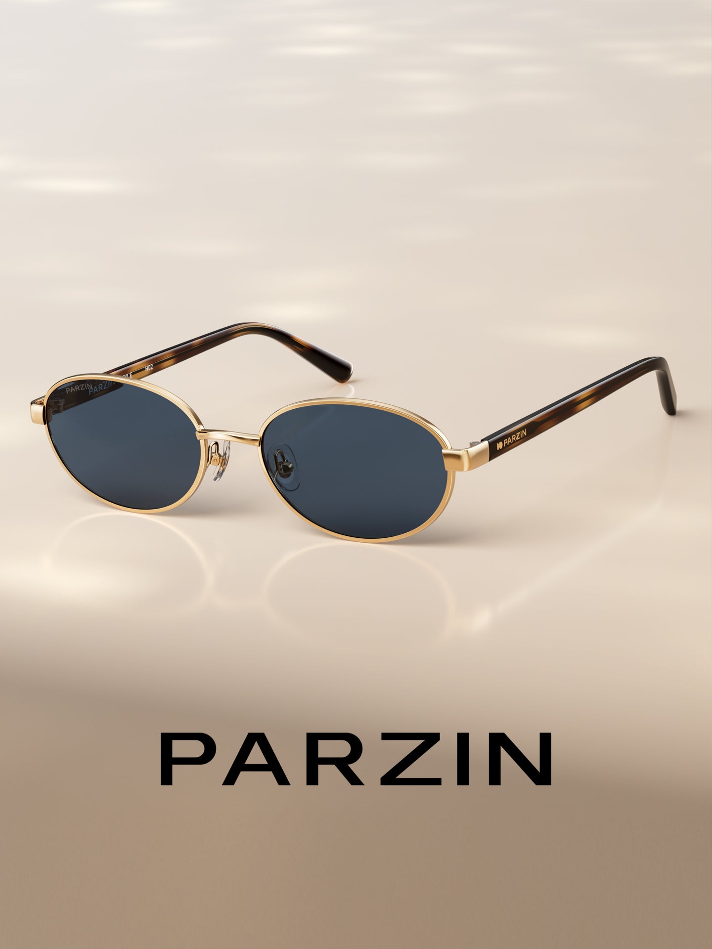 [Zhou Ye'nin Min Qızıl Güzgüləri ilə eyni üslub] Parson Qadın Eynəyi 2026 Yeni Retro Köhnə Pul Oval Günəş Eynəyi PZ8606