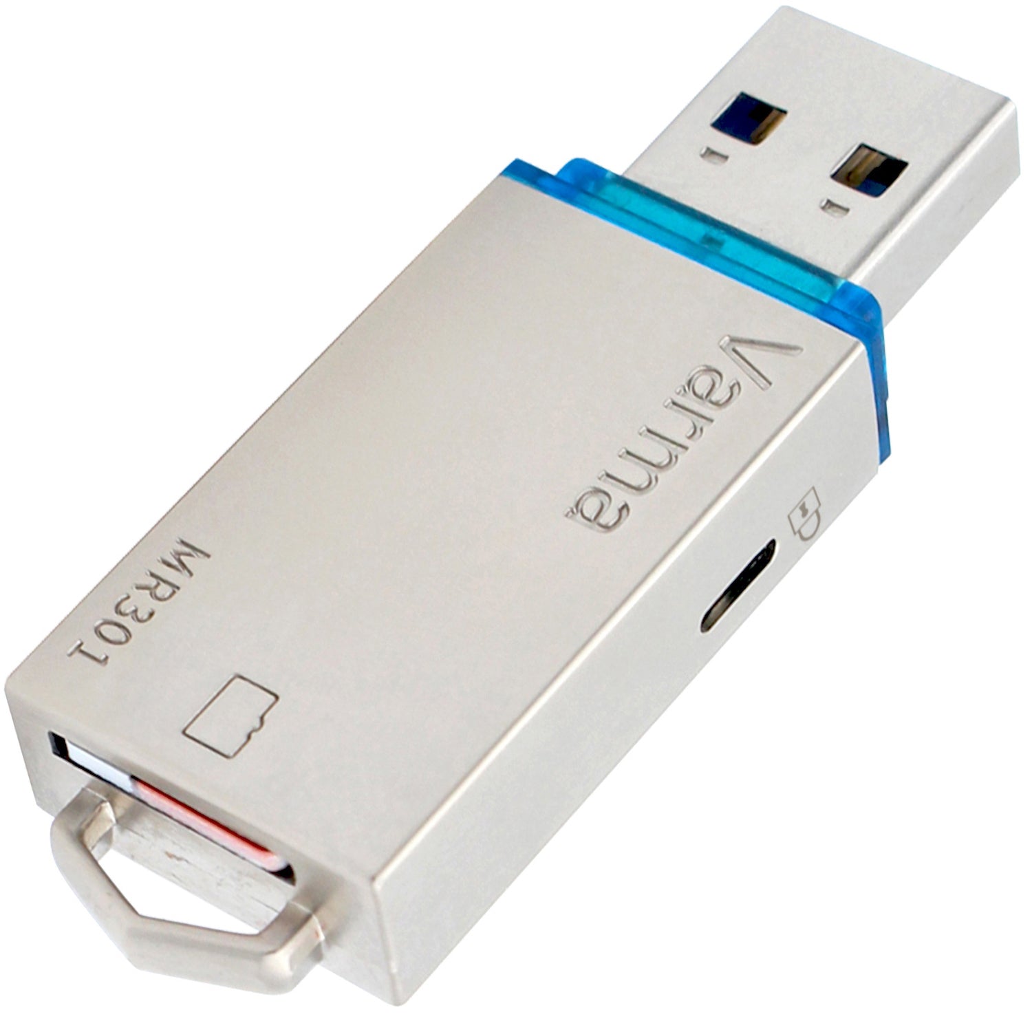 Varma yüksək sürətli MR301 TF kart oxuyucu microSD metal USB3.2 kart gizli yazma qorunması