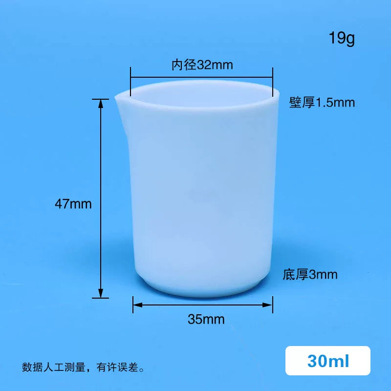 PTFE stəkanı, F4 stəkanı, Teflon fincan və barel, korroziyaya davamlılıq, yüksək temperatura davamlılıq, PTFE PTFE stəkanı