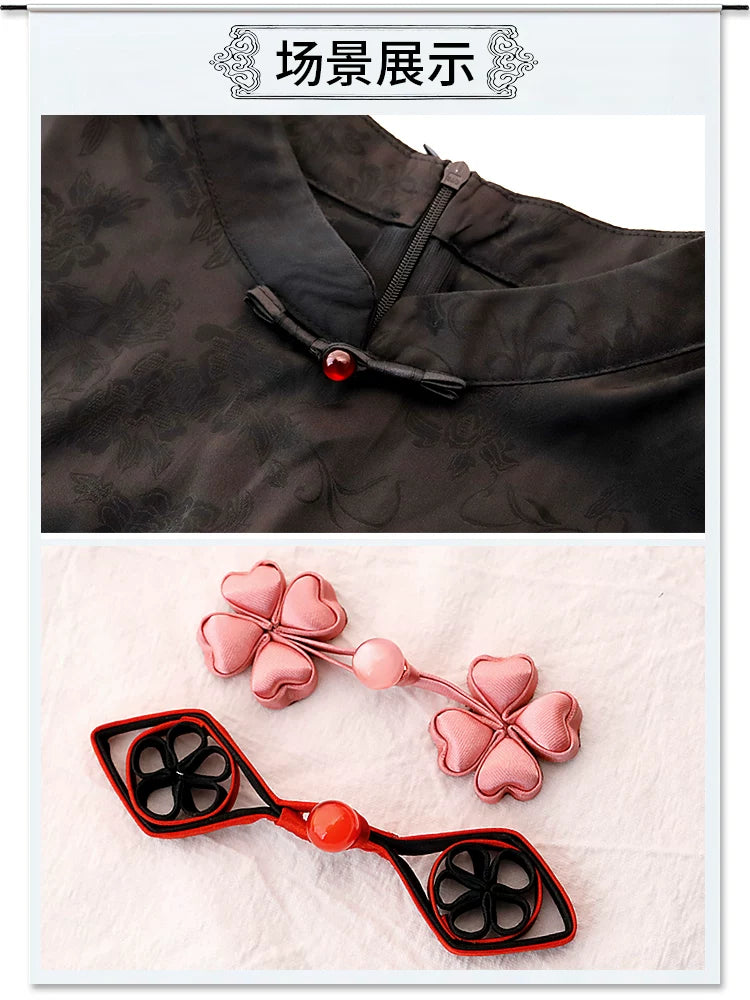 Düymələr, cheongsam, jade, kiçik düymələr, Tang kostyumu, Hanfu, yüksək səviyyəli muncuqlar, retro dekorativ aksesuarlar, yeni Çin üslubu