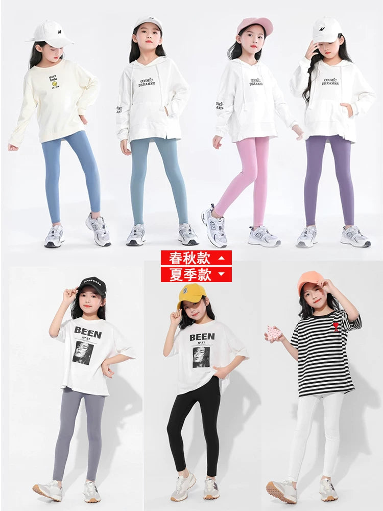 MUJIE qızlar üçün köpəkbalığı üzgəci şalvarı, nazik model, yaz və payız üçün uyğundur, üst geyim, idman və yoqa üçün idealdır. (Yaponiyadan idxal olunub)