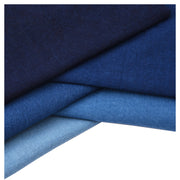 Saf pambıq gradient DIY əl işi indiqo boyalı batik köhnə qaba parça otla boyanmış paltar yubka sashiko naxışlı parça mavi parça