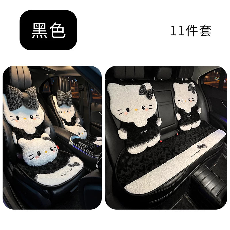 Kətan avtomobil oturacağı yastığı, bütün fəsillər üçün, çəhrayı, nəfəs alan, premium keyfiyyətli nazik avtomobil oturacağı üzlüyü/yastığı.