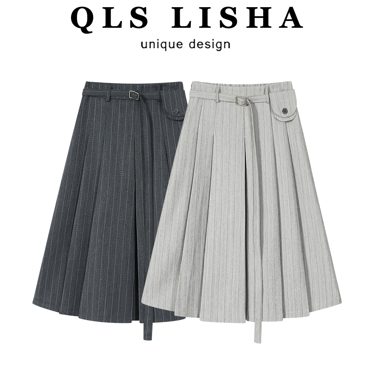 Cholisa 2026 Qadınlar üçün Super Populyar Qatlı A-xəttli Midi Ətək, Yeni Yaz və Payız Stili, Yüksək Bel, Arıqladıcı, Unikal və Gözəl Midi Ətək