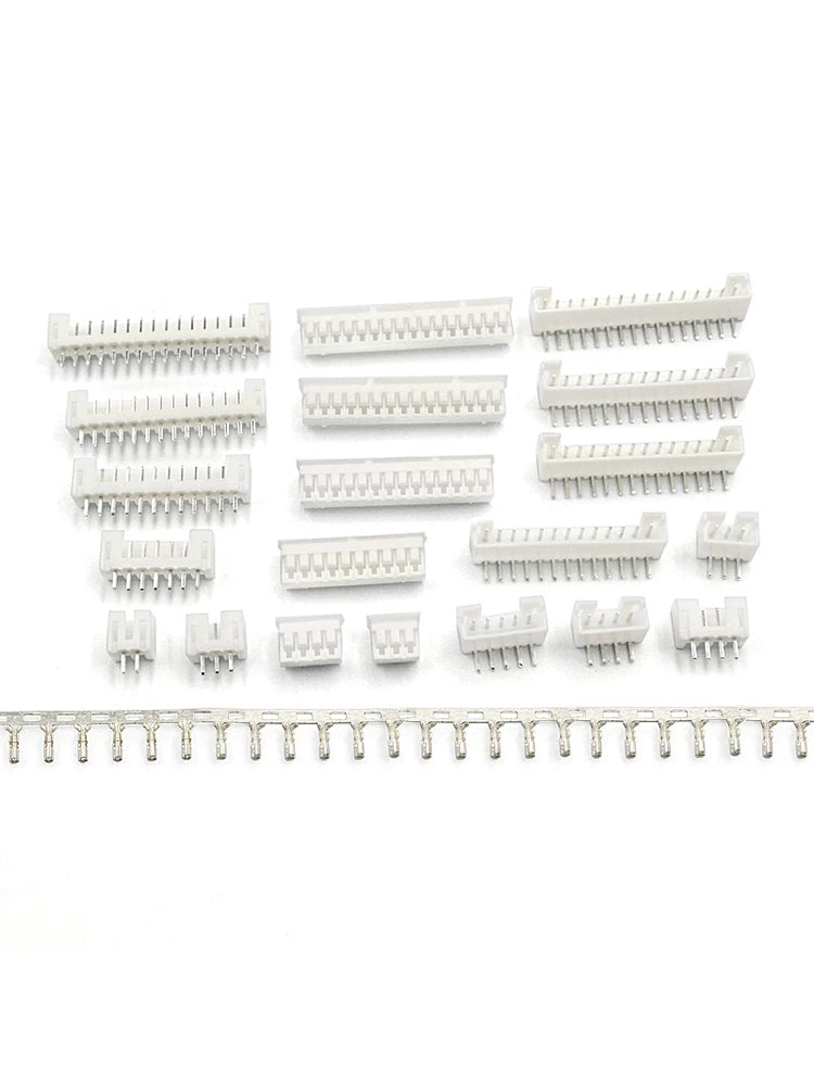 PH2.0 birləşdirici aralığı 2.0MM birləşdirici əyilmiş sancaqlı oturacaq fişli düz sancaqlı oturacaq terminal bloku 2P/3/8-16P