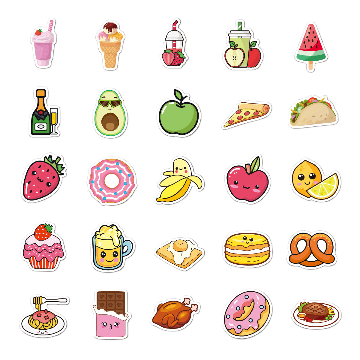 500 gurme burger yemək stikerləri, uşaq notebookları, su fincanları, dəftərxana ləvazimatları qutuları, qələm qutuları, notebook bəzək stikerləri, suya davamlı çamadanlar, soyuducu şkaflar, notebooklar, suşi tortları, çörək, dondurma stikerləri