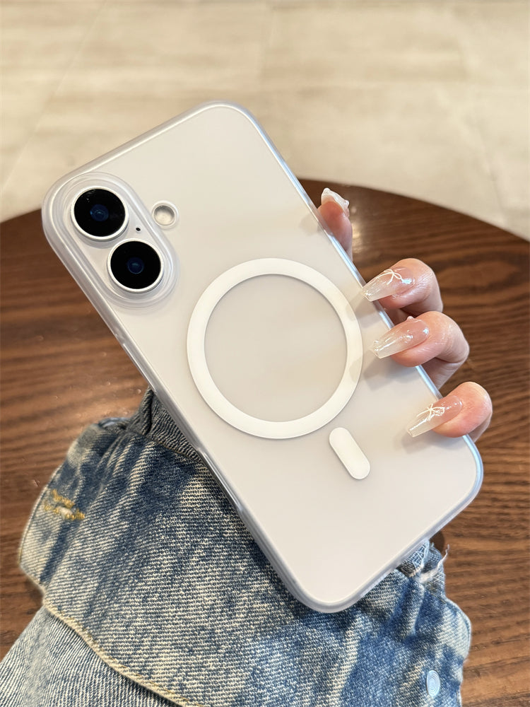 Apple 17 cib telefonu qutusu, yeni ultra nazik iphone16promax maqnit şaxtalı 17pro yüksək səviyyəli plus hər şey daxil 15 düşməyə qarşı 14 şəffaf 13 sadə 12 ağ 11 niş qadın modeli üçün uyğundur