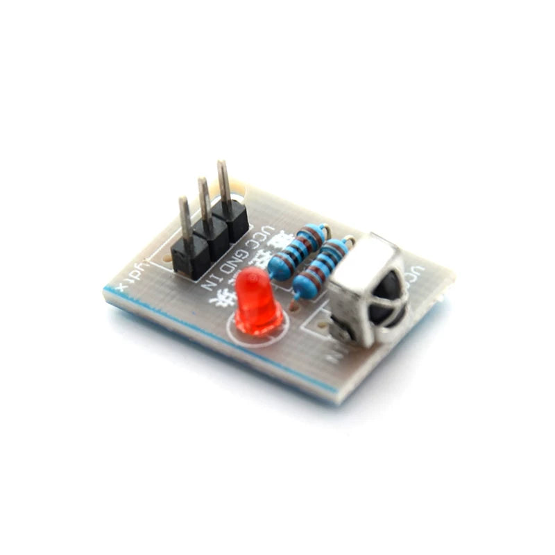 3 hissəli dəst, mikrokontroller infraqırmızı uzaqdan idarəetmə modulu + qəbuledici HX1838 + NEC kodlu infraqırmızı pult