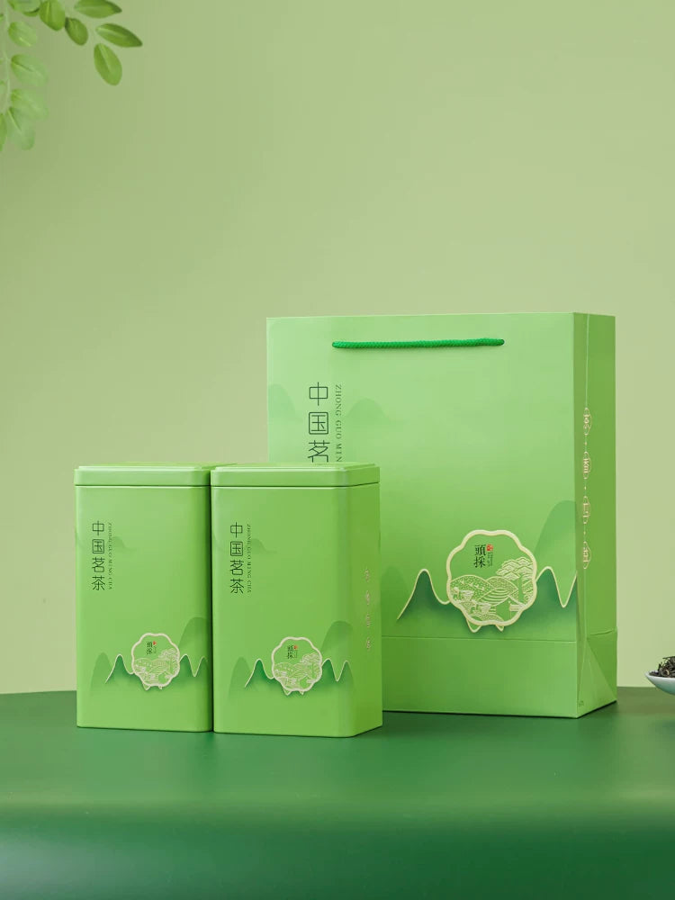 Universal çay qutusu ütü qutusu düzbucaqlı dəmir qutu Biluochun ağ çay Longjing boş çay qırmızı və yaşıl çay möhürlənmiş dəmir qablaşdırma qutusu