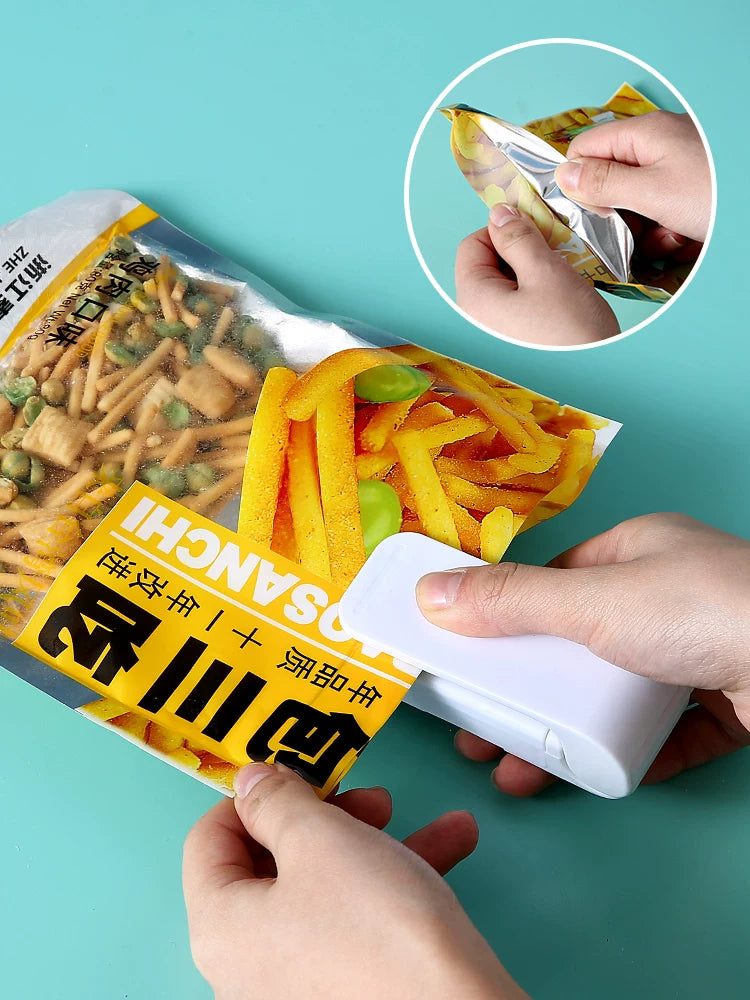 Qəlyanaltı möhürləmə maşını kiçik mini plastik möhürləmə maşını qablaşdırma məişət plastik torbaları qida mühafizəsi vakuum möhürləmə artefaktı