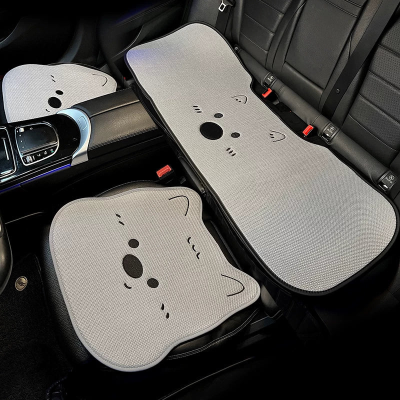 Avtomobil oturacaq üzlükləri, bütün mövsümlər üçün, premium kətan parçalar, sevimli, 25 üslub.